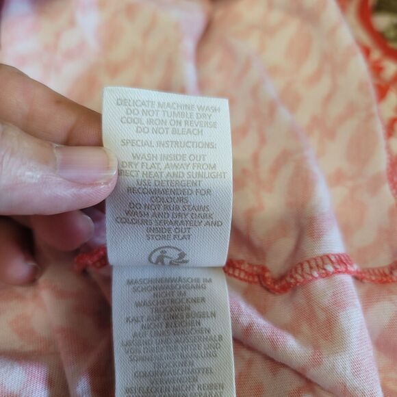 Boden Margot Bird Print Scoop Neck Jersey Stretch Dress Womens Size 6P - Picture 12 of 13